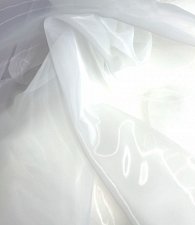 Плотная органза белая