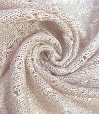 Ажур-трикотаж с напыл.св.розовый\серебро